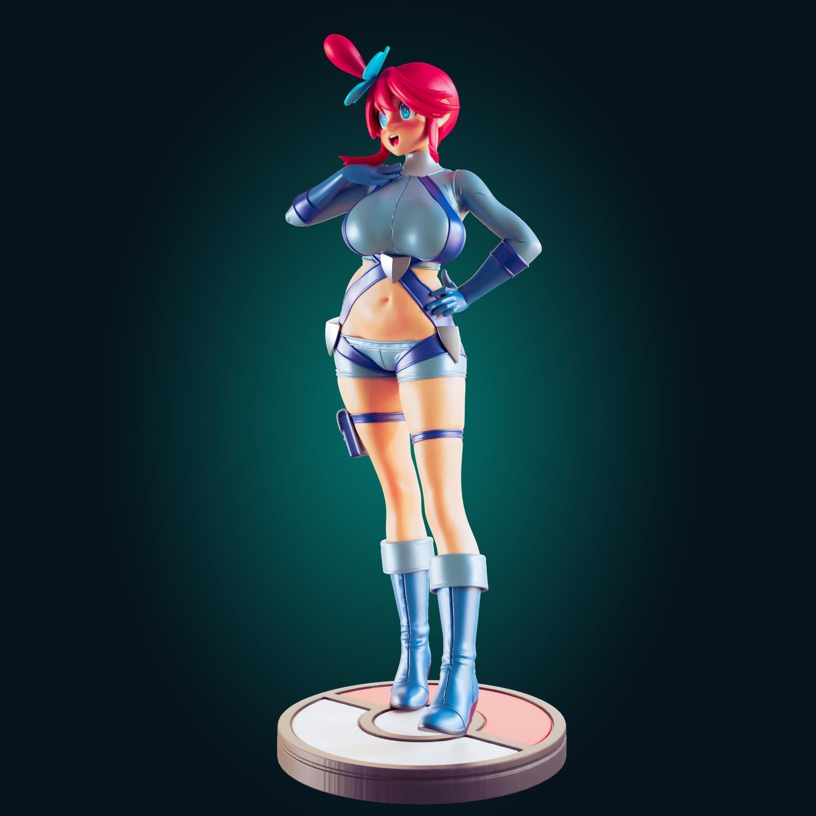 Pilot Lady Model Kit | 3D Resin Printed Figurine | Officer Rhu