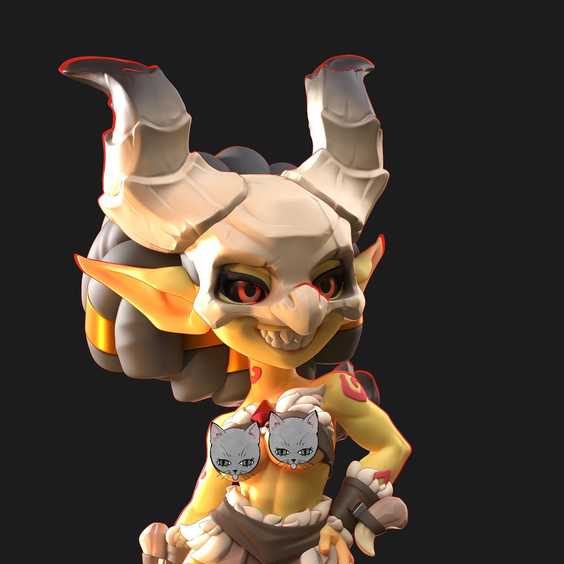 Wild Berserker Goblin Miniature | 1ndefference