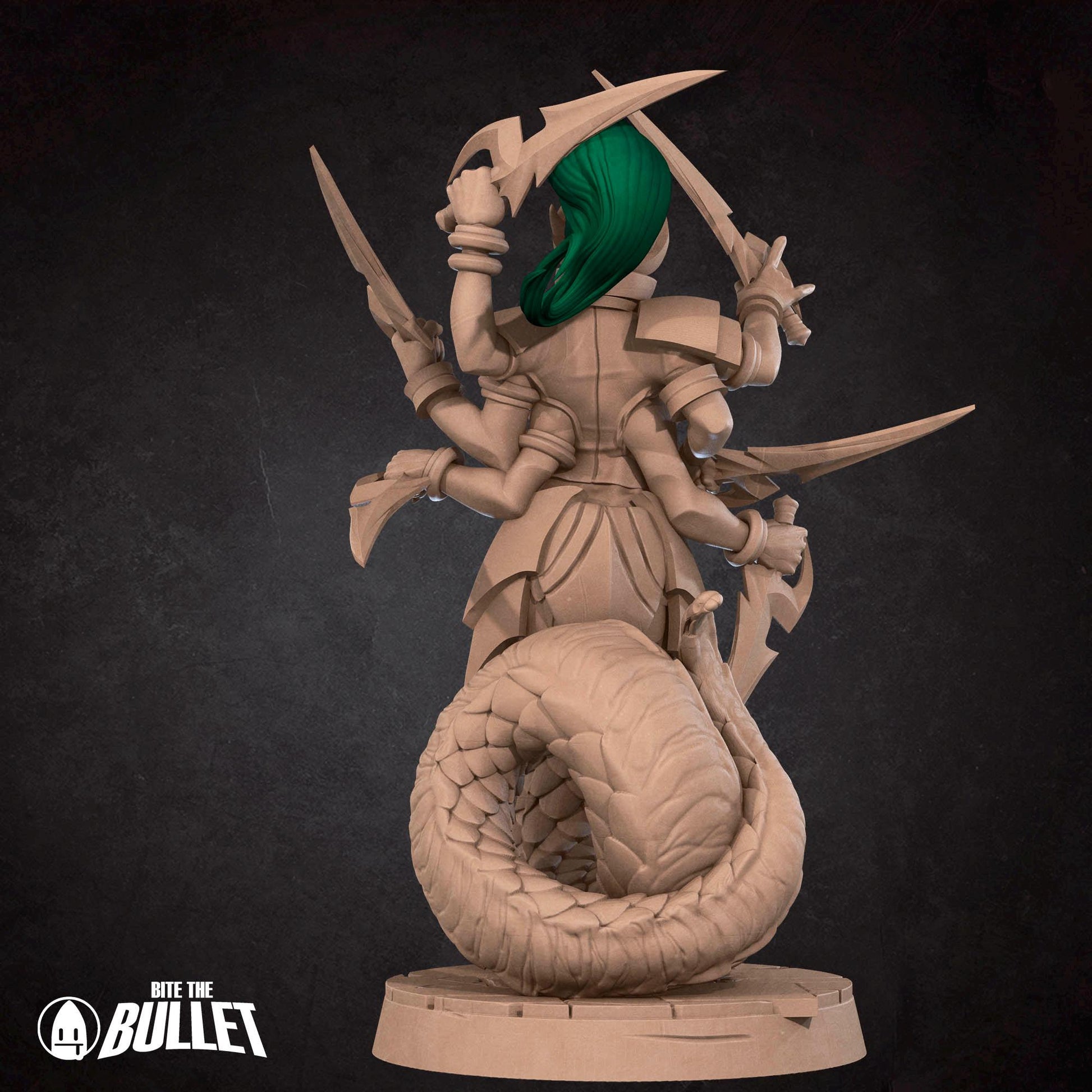Meredith, the Dancing Marilith | Bite the Bullet Miniatures