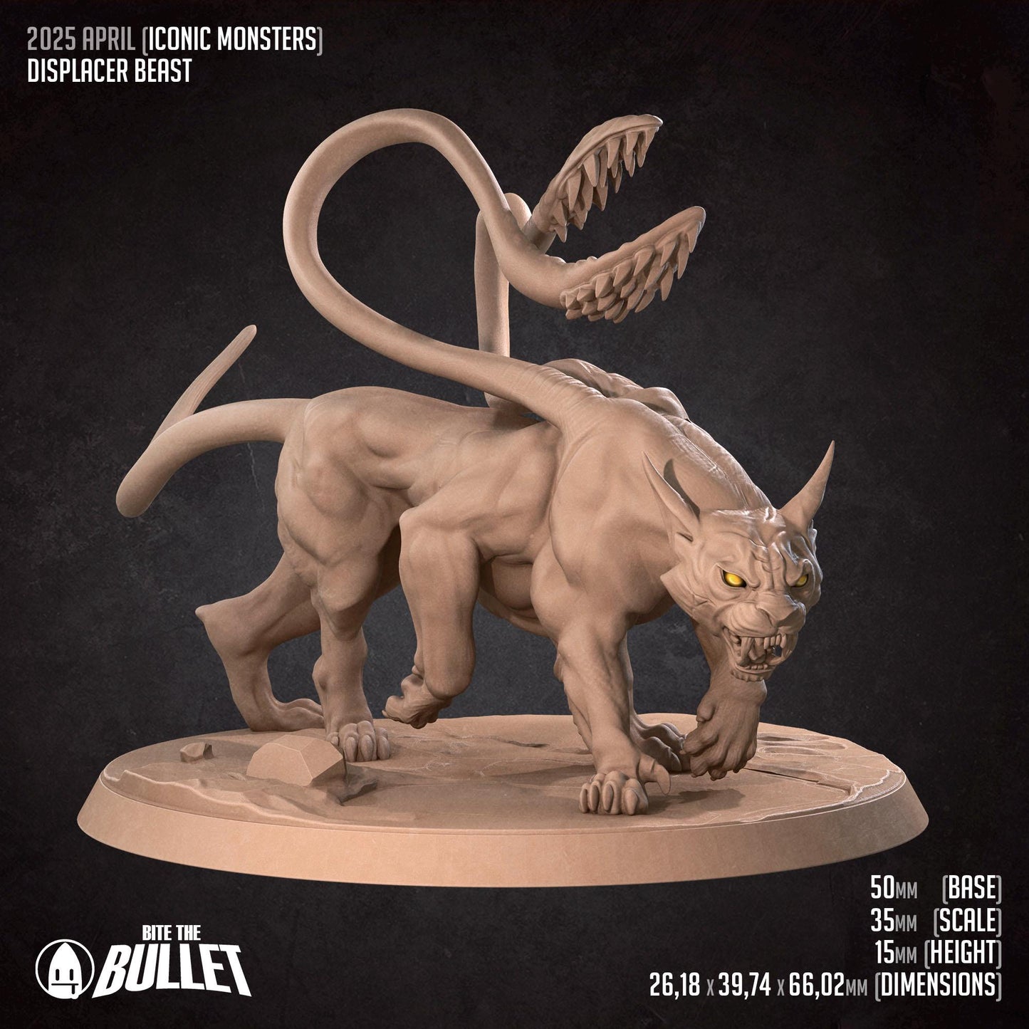 Displacer Beast | Bite the Bullet Miniatures