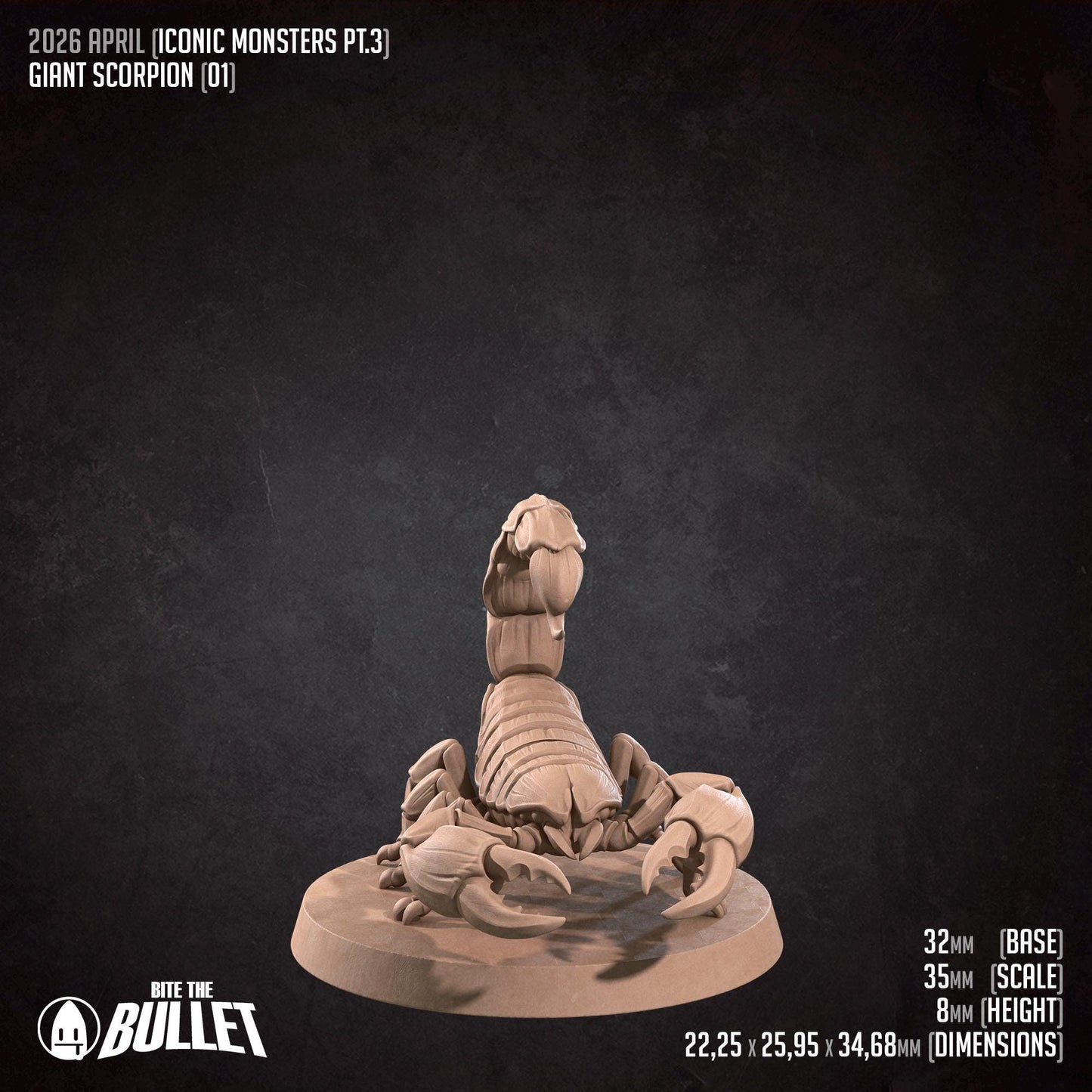 Giant Scorpions | Bite the Bullet Miniatures