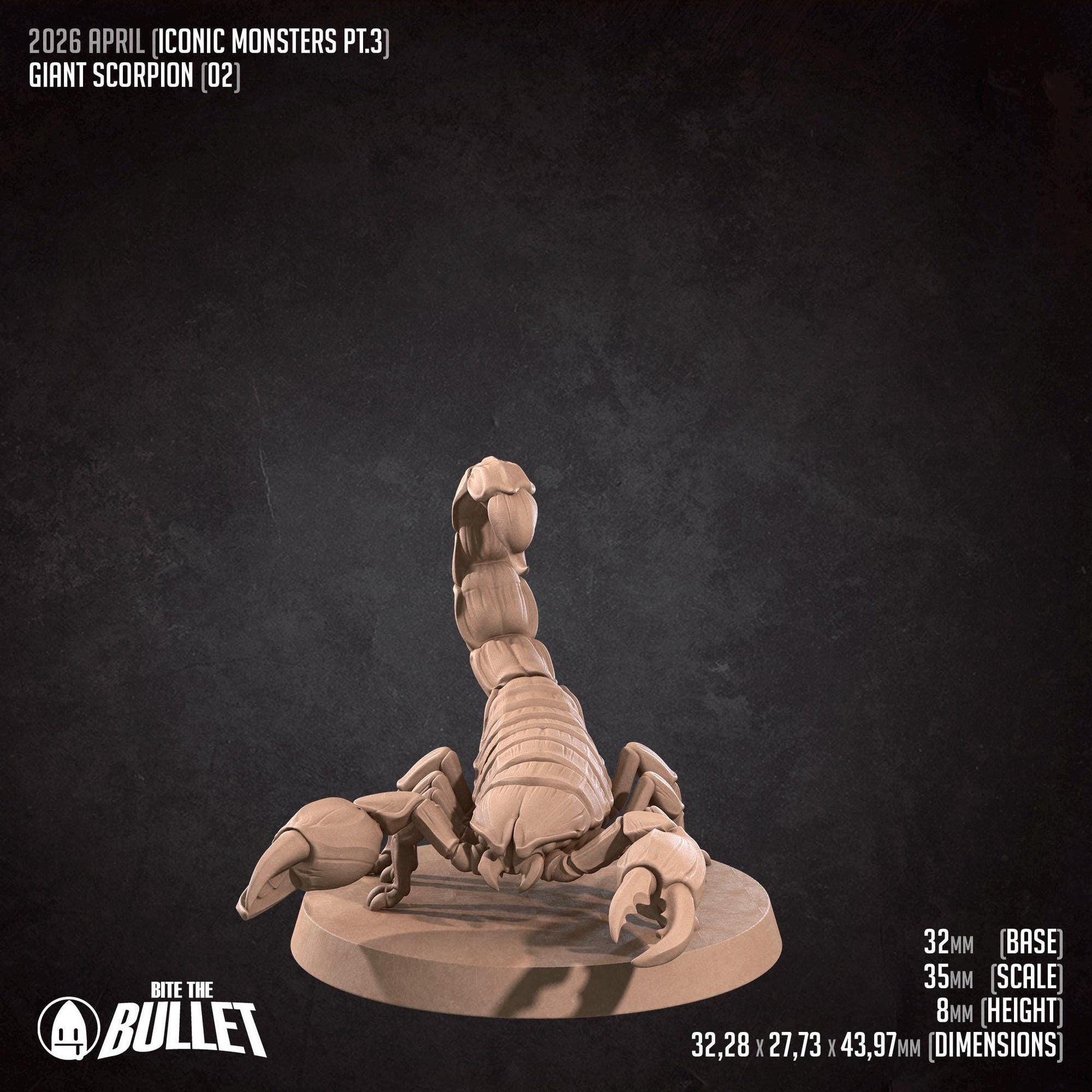 Giant Scorpions | Bite the Bullet Miniatures
