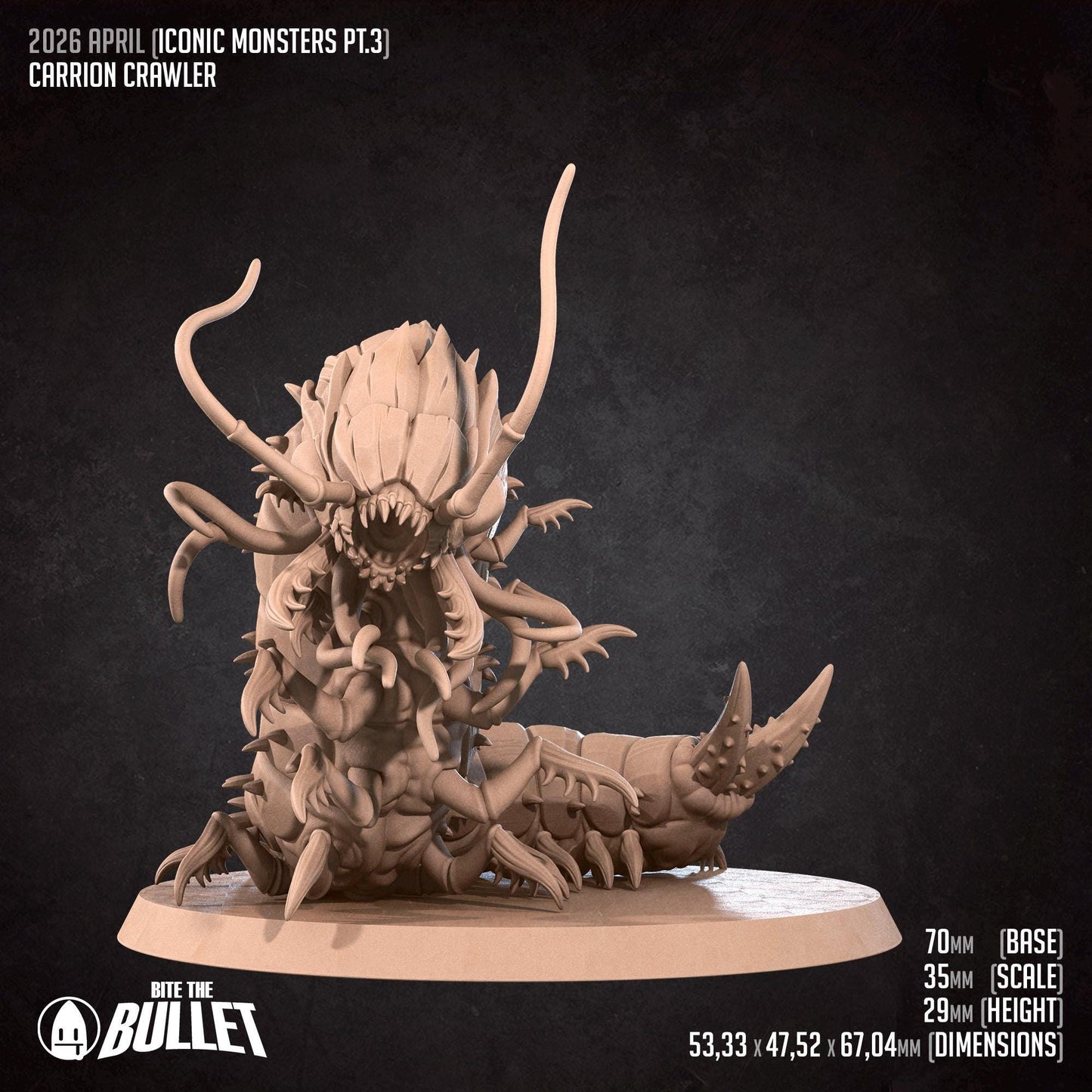 Carrion Crawler | Bite the Bullet Miniatures