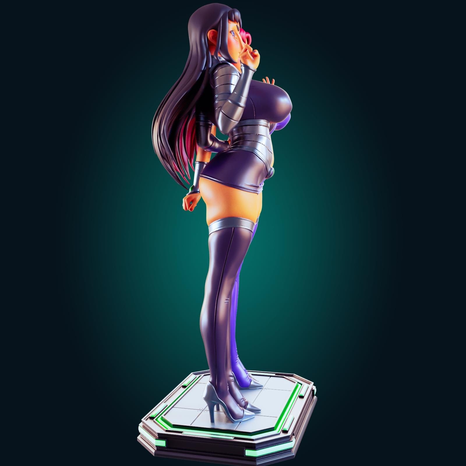 Sister Fighters Model Kit | 3D Resin Printed Figurine | Officer Rhu
