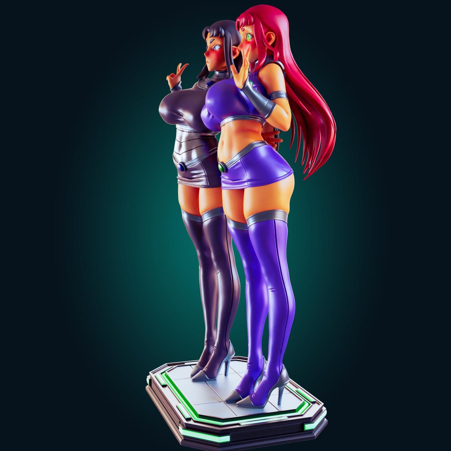 Sister Fighters Model Kit | 3D Resin Printed Figurine | Officer Rhu