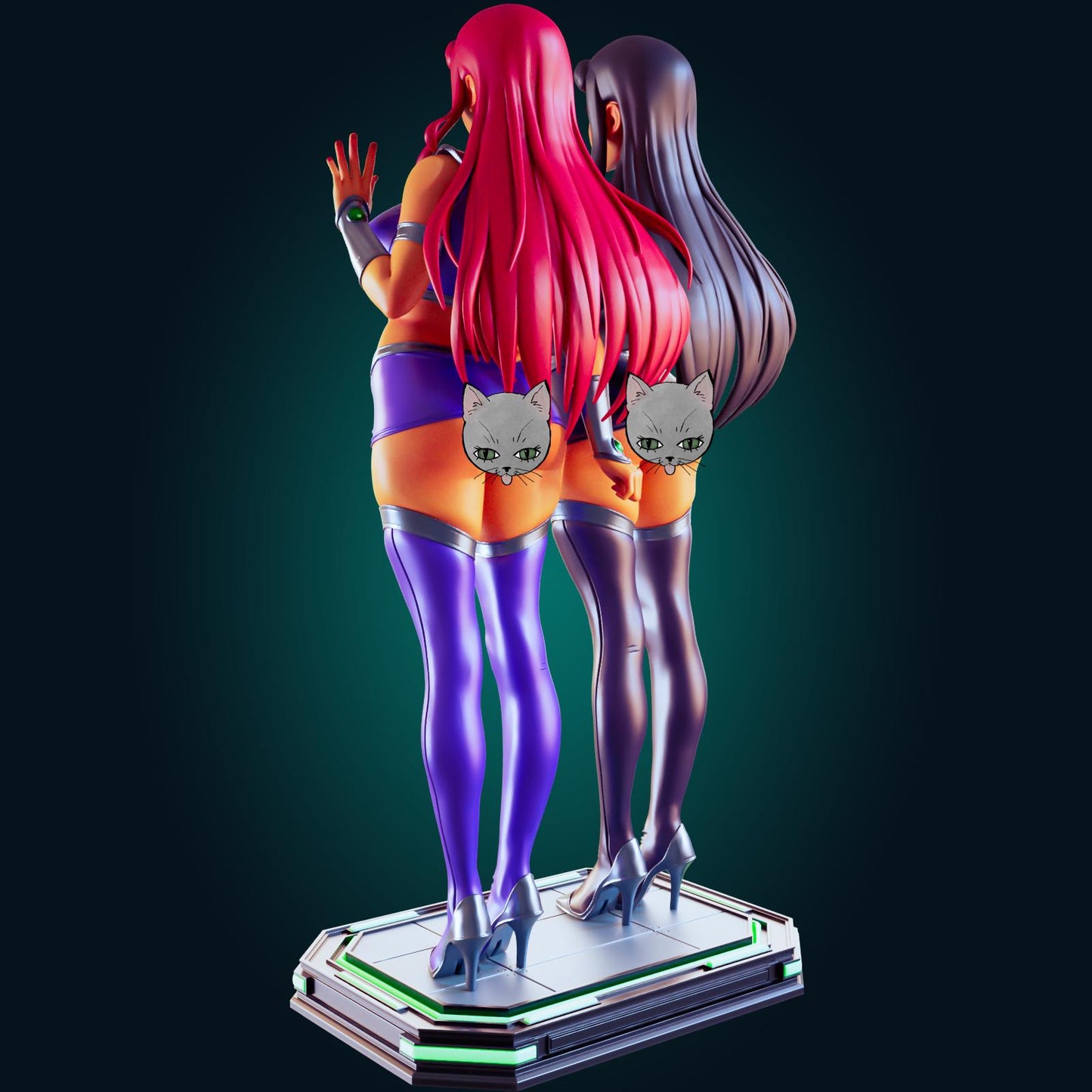 Sister Fighters Model Kit | 3D Resin Printed Figurine | Officer Rhu