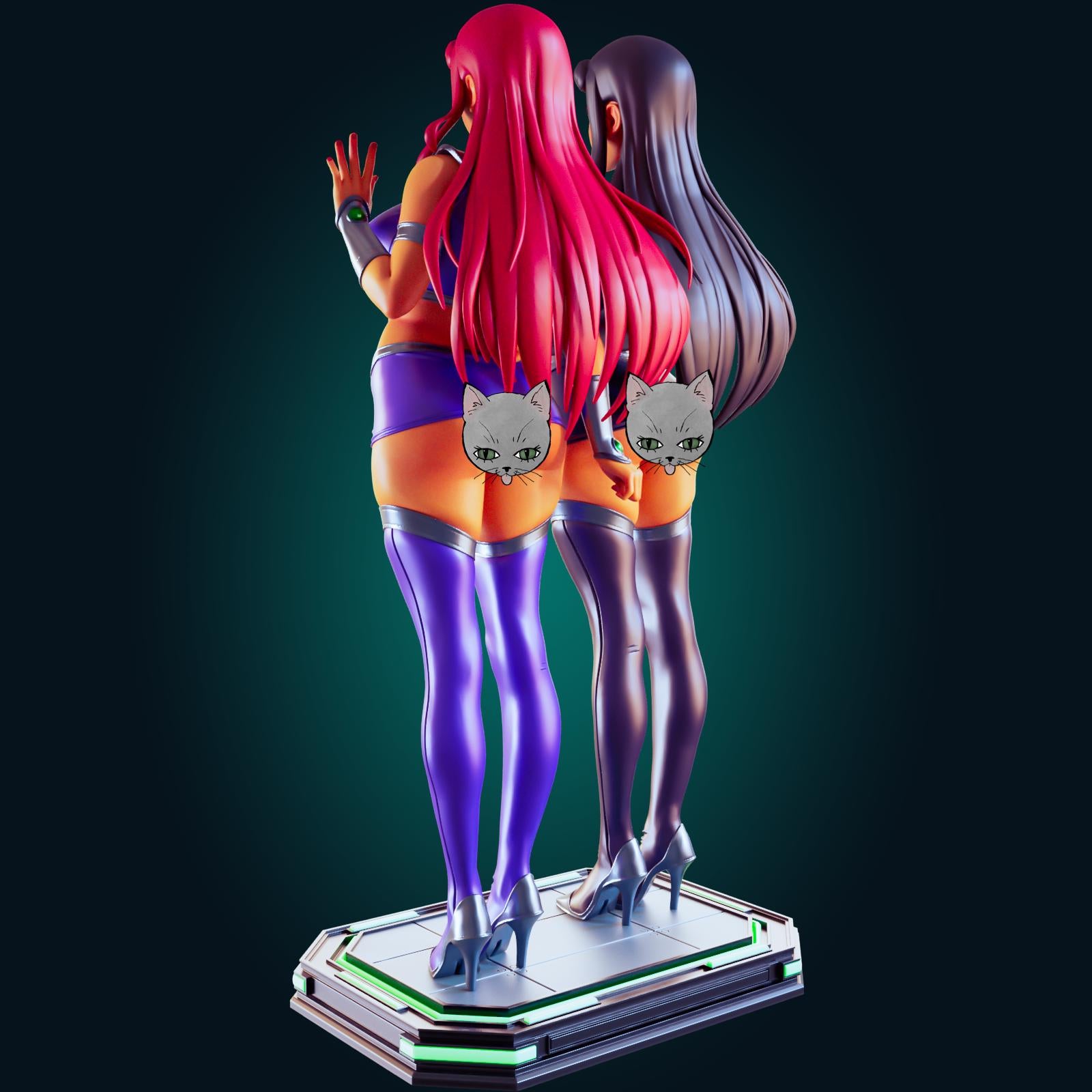 Sister Fighters Model Kit | 3D Resin Printed Figurine | Officer Rhu