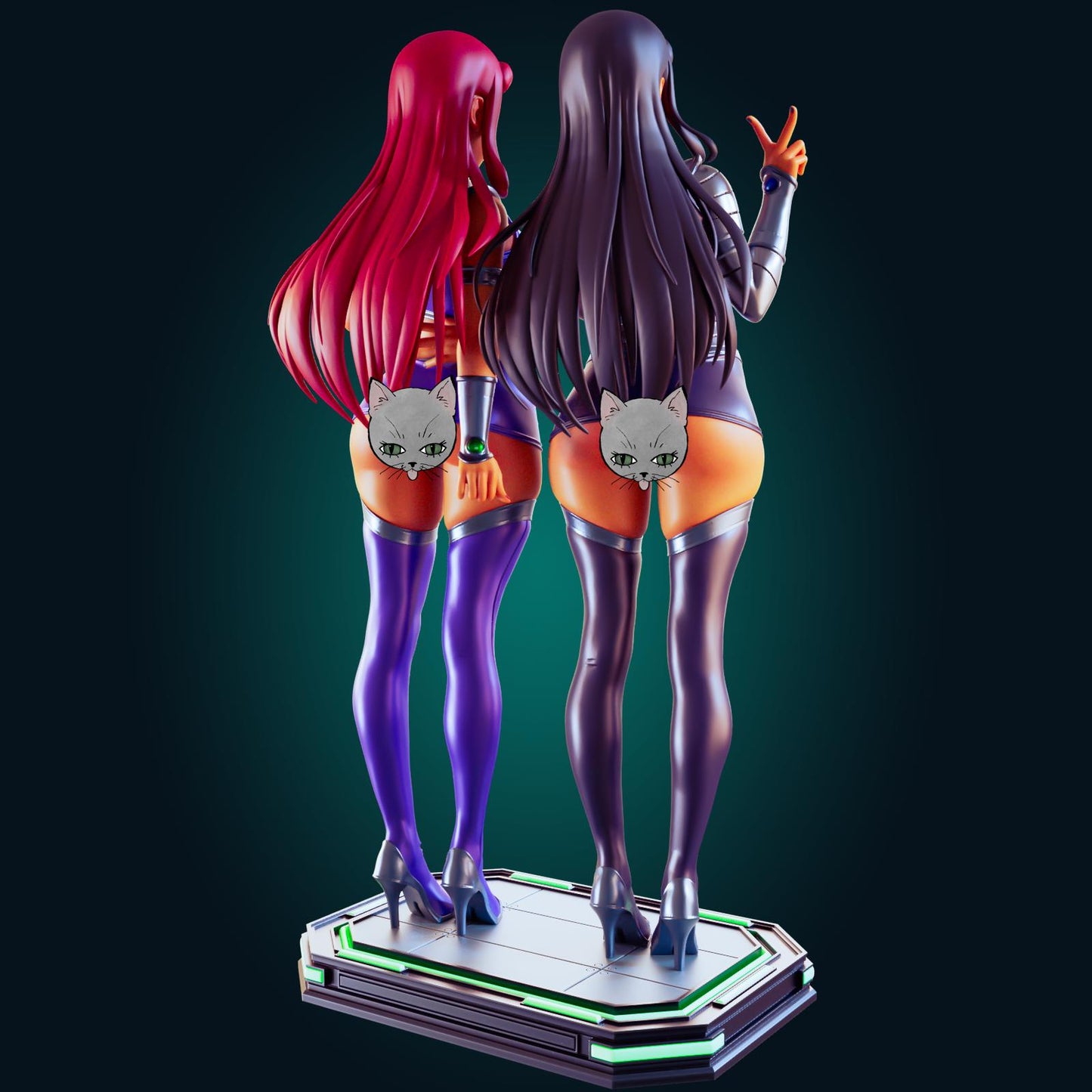 Sister Fighters Model Kit | 3D Resin Printed Figurine | Officer Rhu