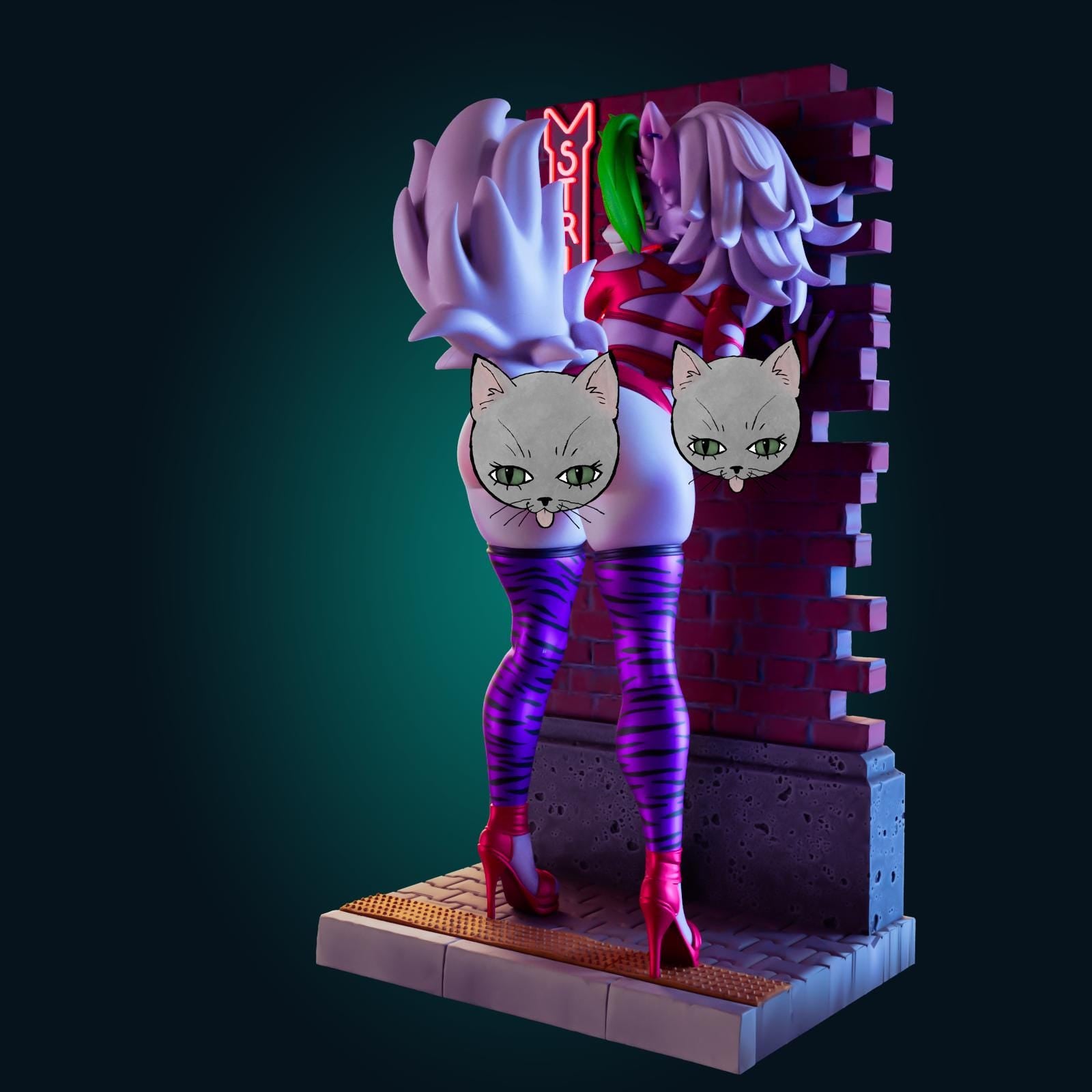 Rockstar Wolf Model Kit | 3D Resin Printed Figurine | Officer Rhu