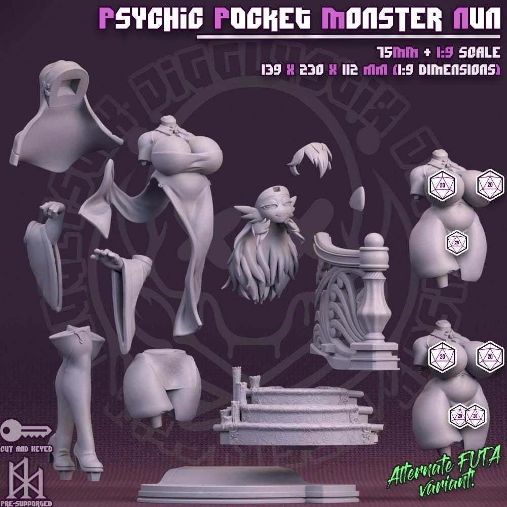 Monster Nun Model Kit | Jigglystix