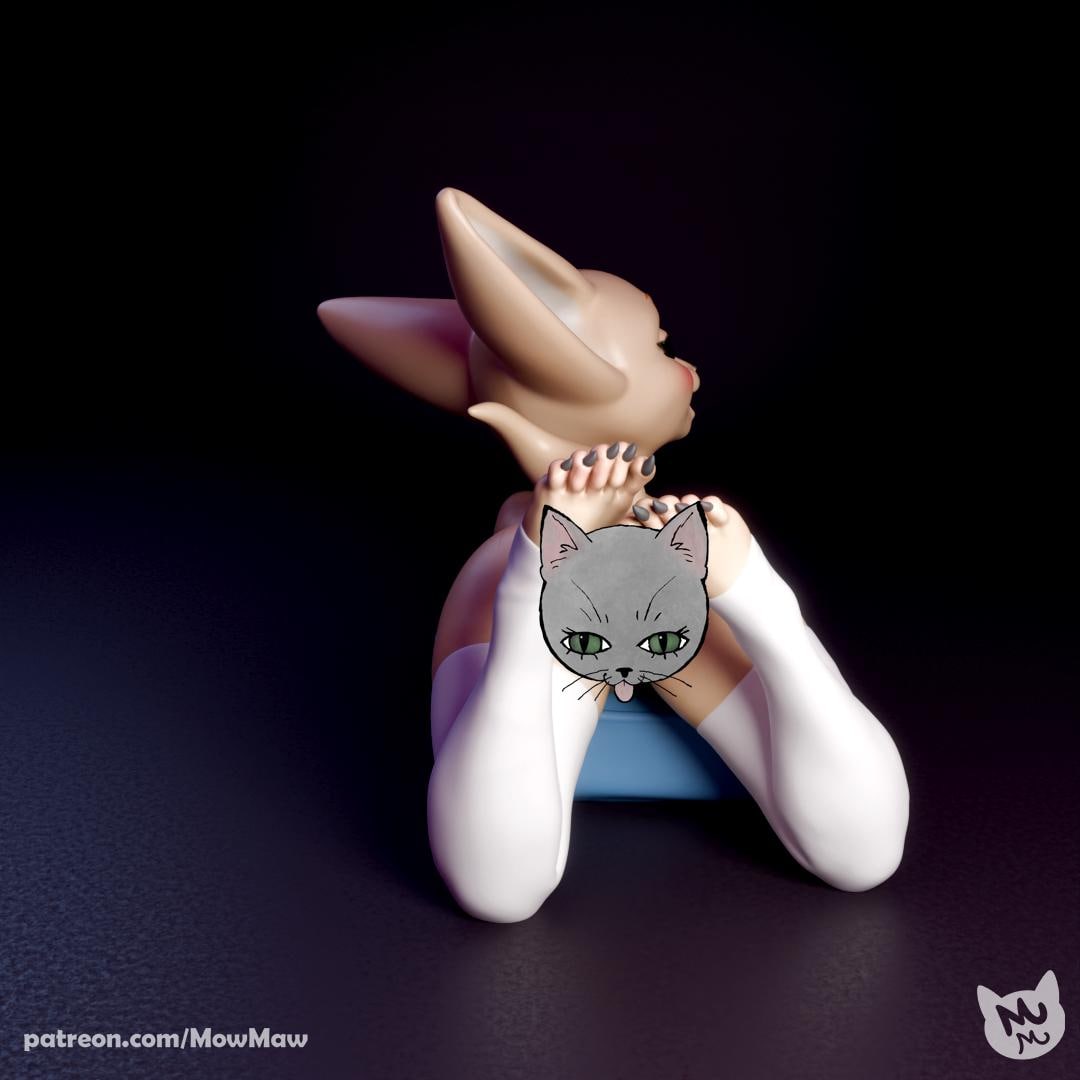 Fennec Fox Lady Model Kit | Mow Maw