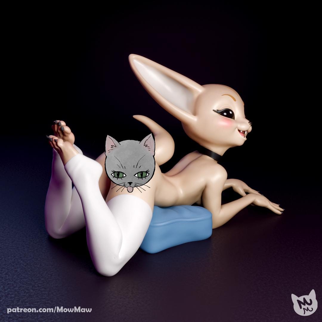 Fennec Fox Lady Model Kit | Mow Maw