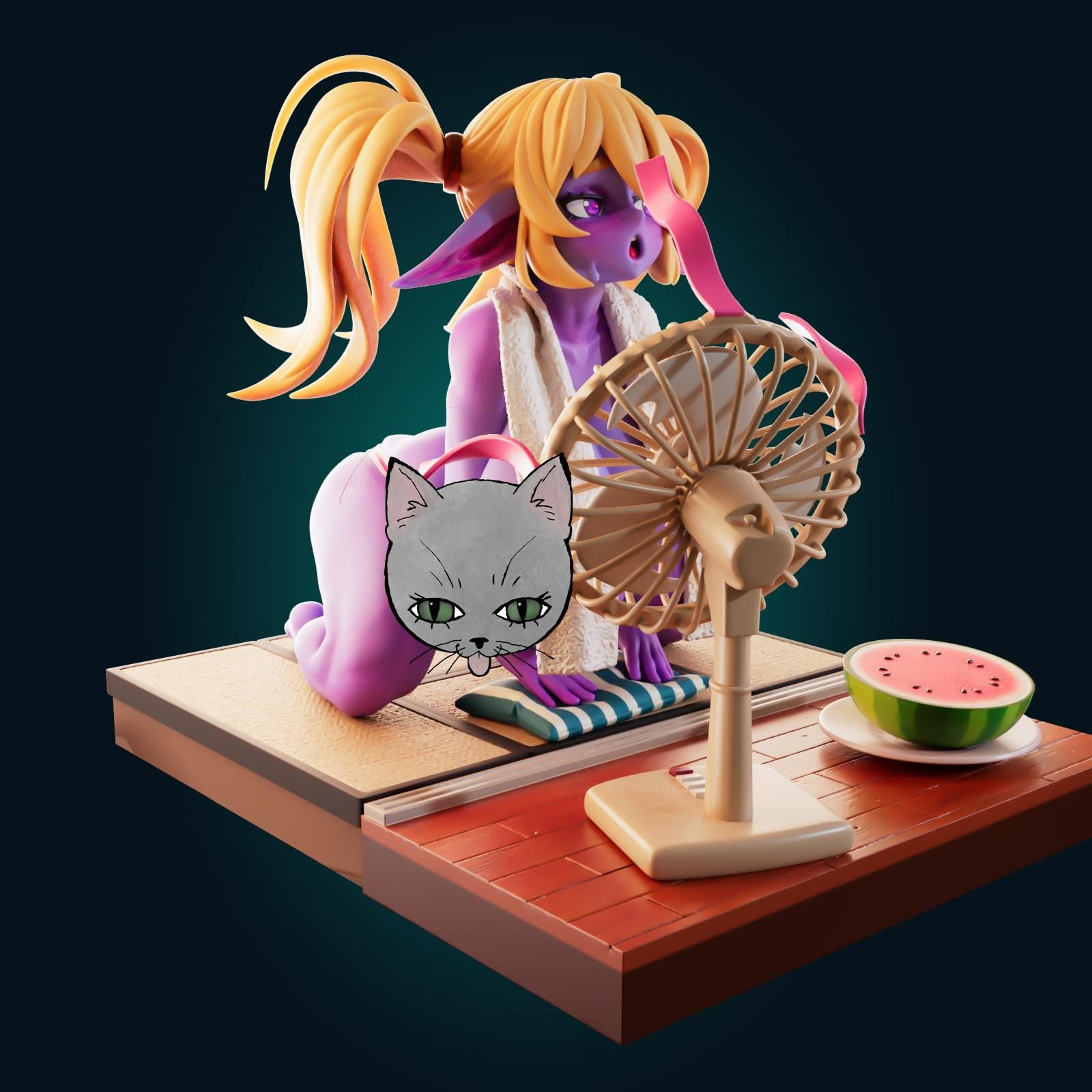 Spirit Girl Model Kit | 3D Resin Printed Figurine | Officer Rhu