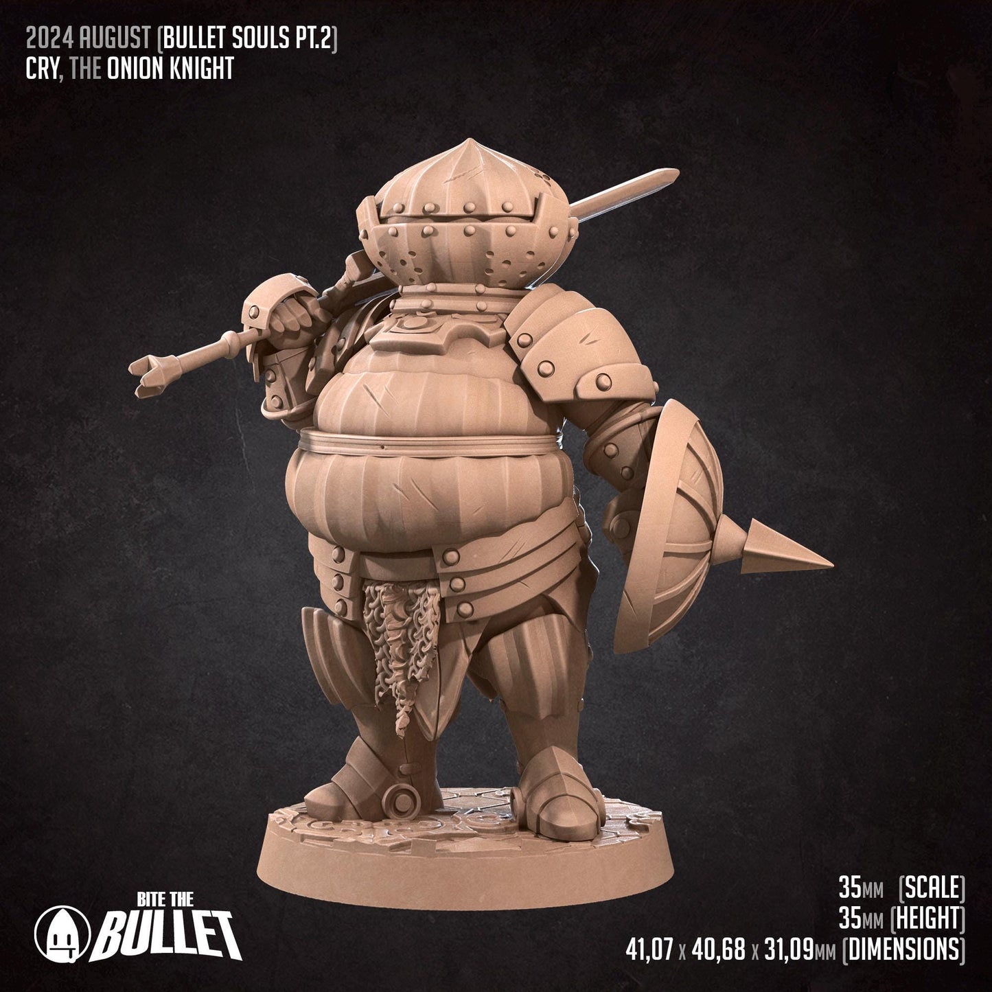 Onion Knight Miniature | Bite the Bullet