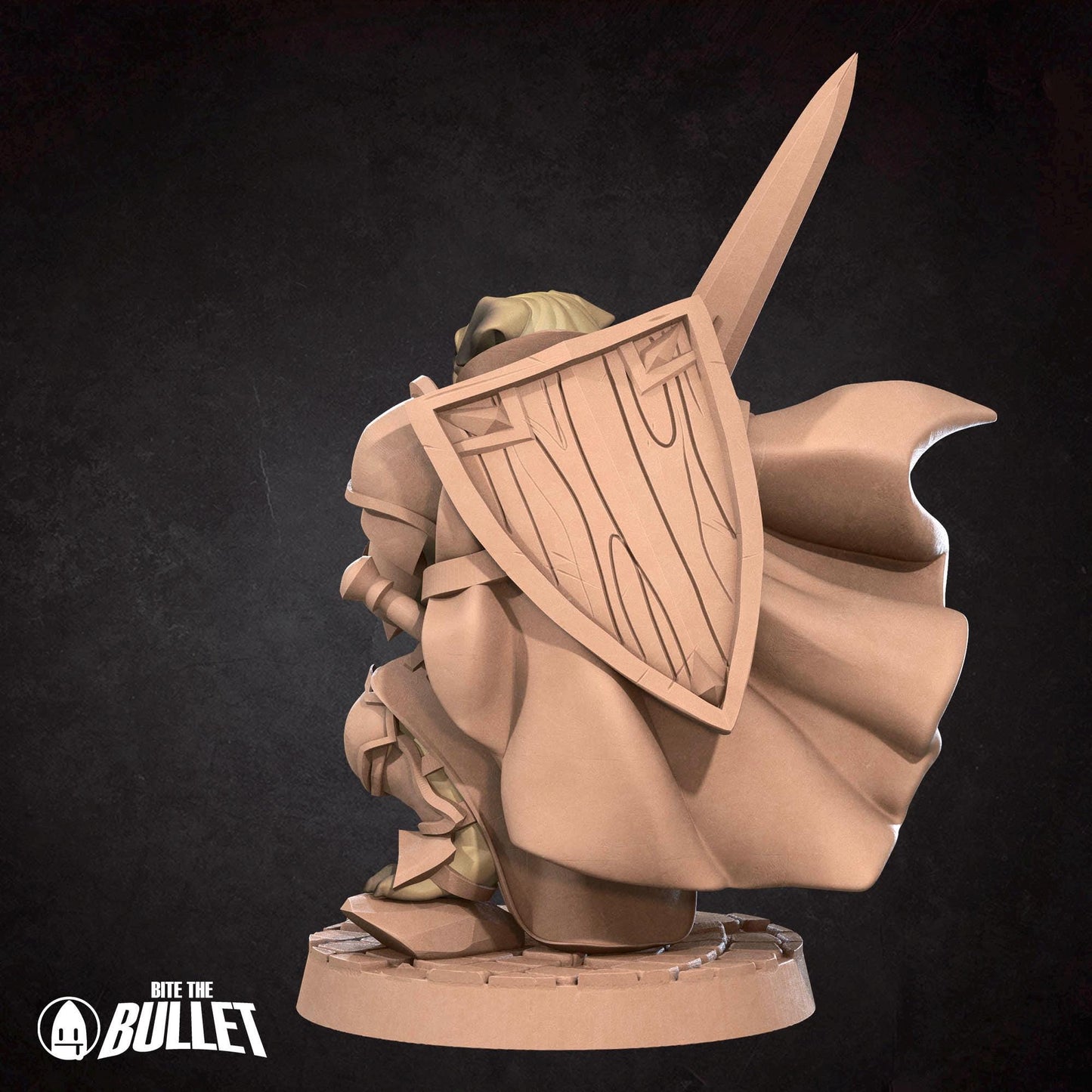 Pug Warrior Miniature | Bite the Bullet