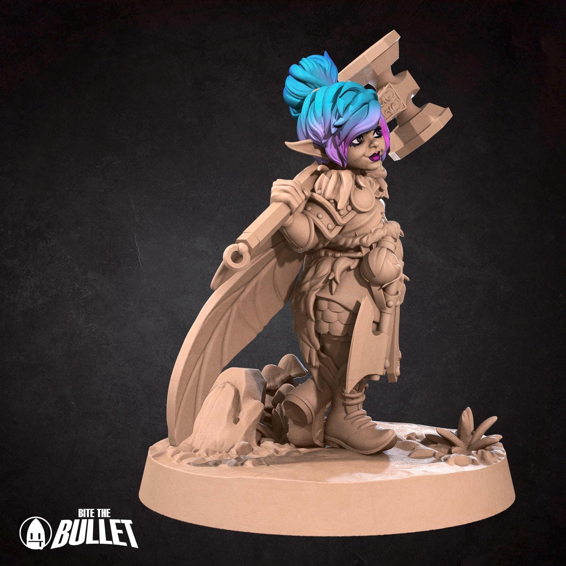 Pixie Warrior Miniature | Bite the Bullet