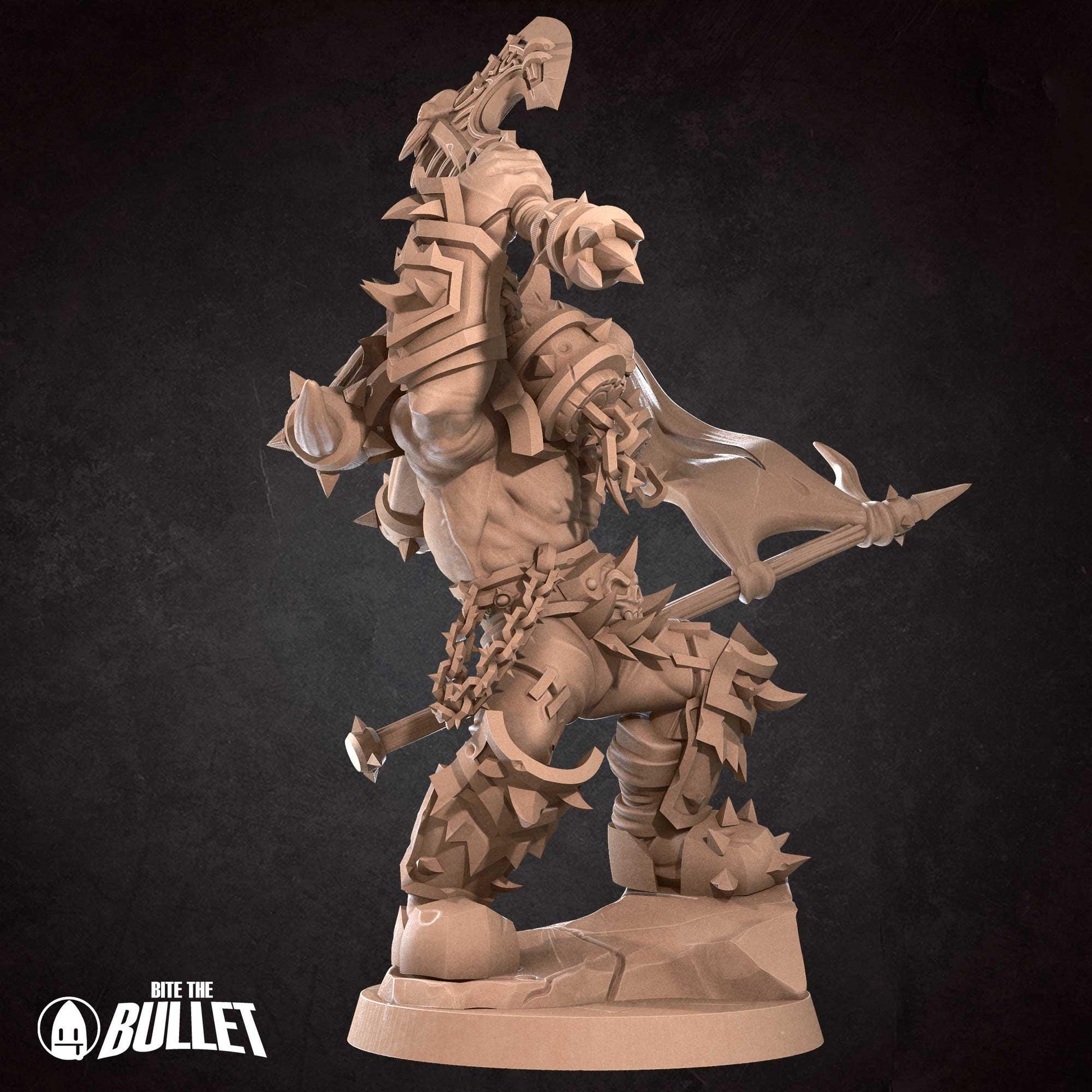 Orc Warrior Miniature | Bite the Bullet