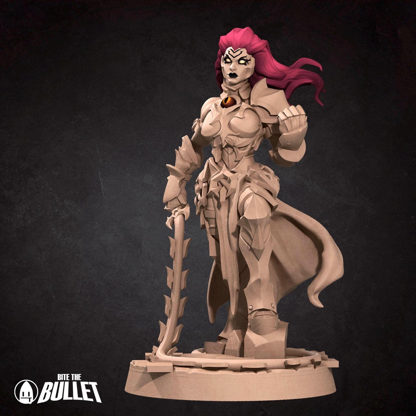 Black Demon Rider Miniature | Bite the Bullet
