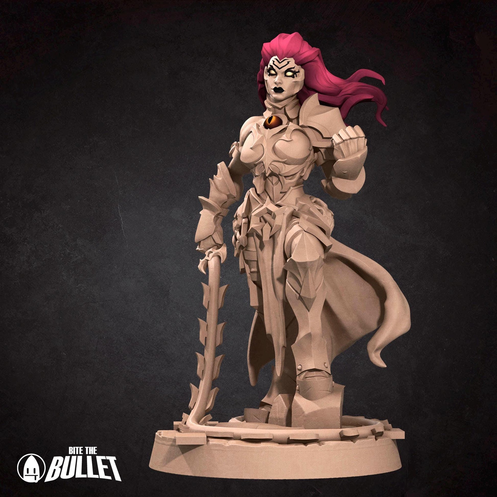 Black Demon Rider Miniature | Bite the Bullet