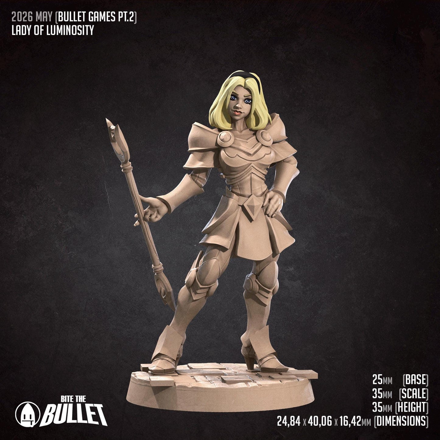 Lady of Luminosity Miniature | Bite the Bullet