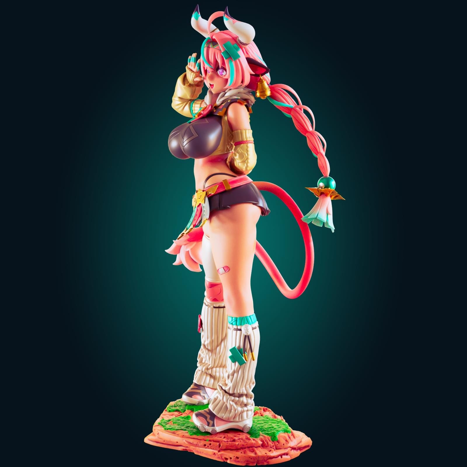Cowgirl Model Kit | 3D Resin Printed Figurine | Officer Rhu