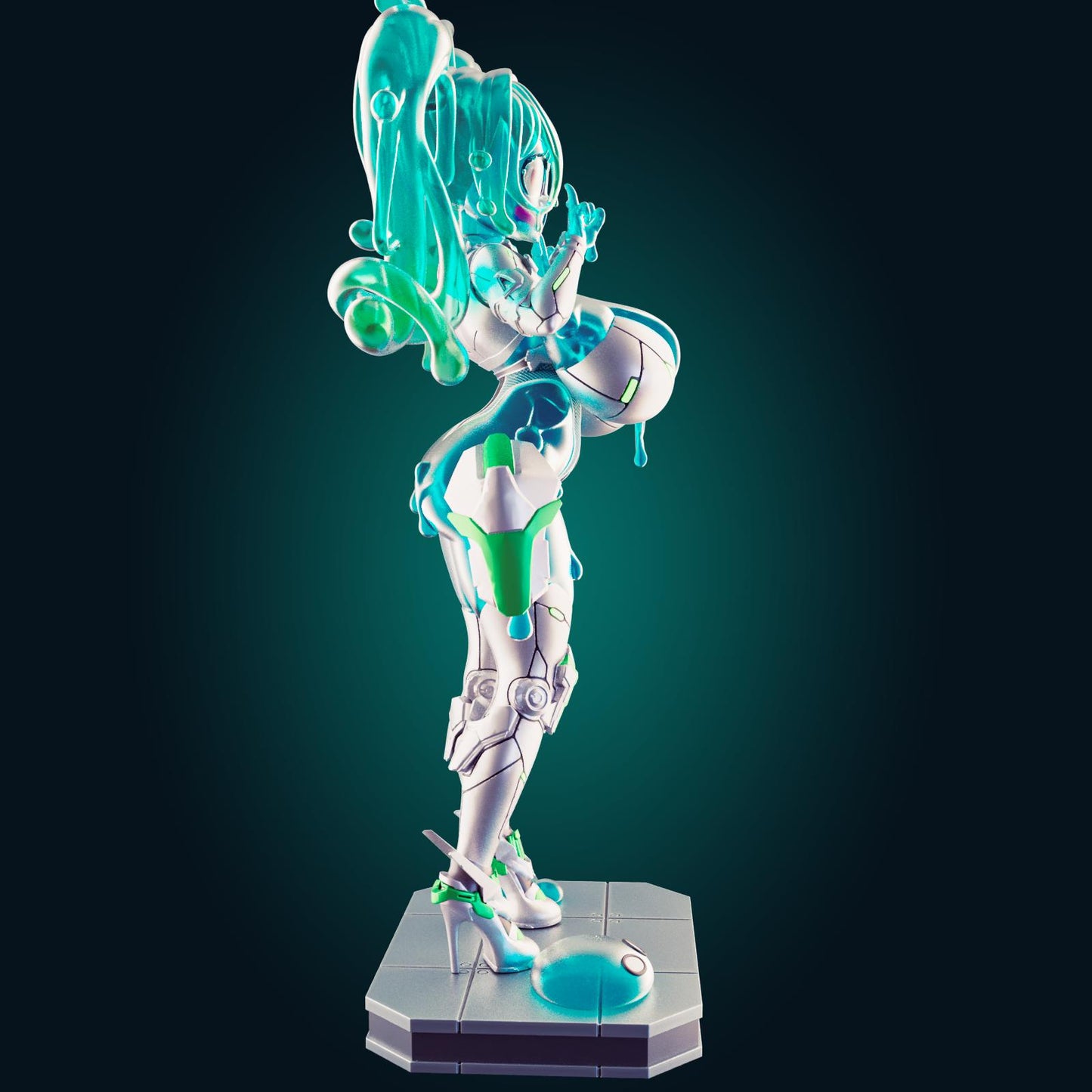 Slime Bot Model Kit | 3D Resin Printed Figurine | Officer Rhu