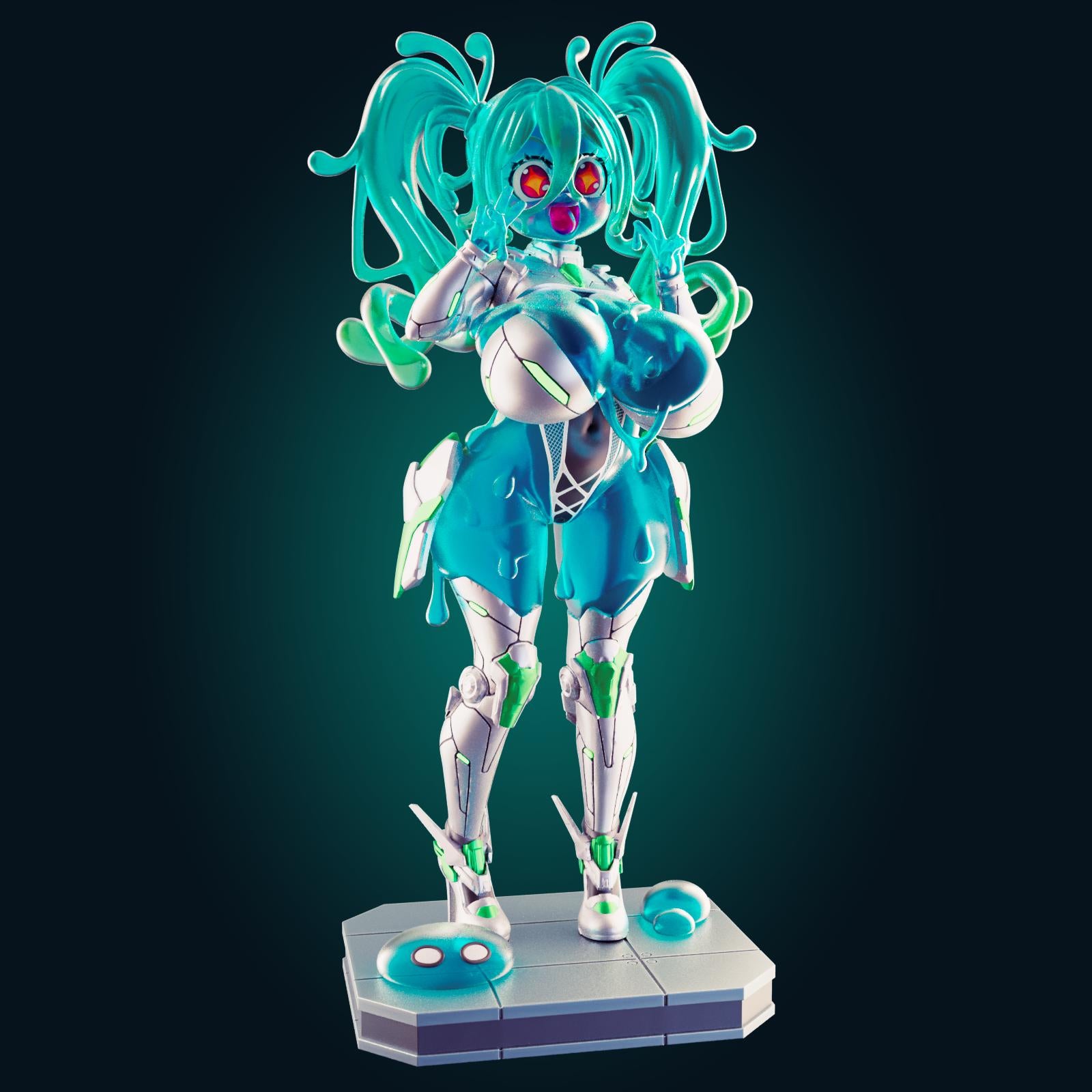 Slime Bot Model Kit | 3D Resin Printed Figurine | Officer Rhu