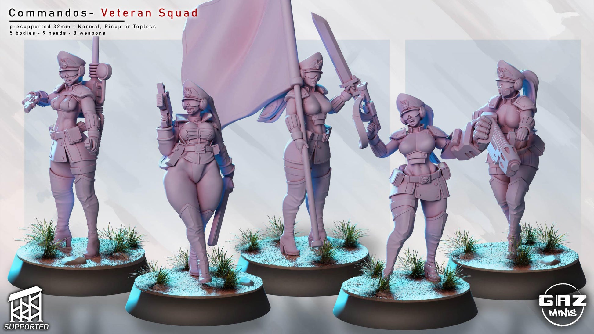Commandos - Veteran Squad | Gaz Minis