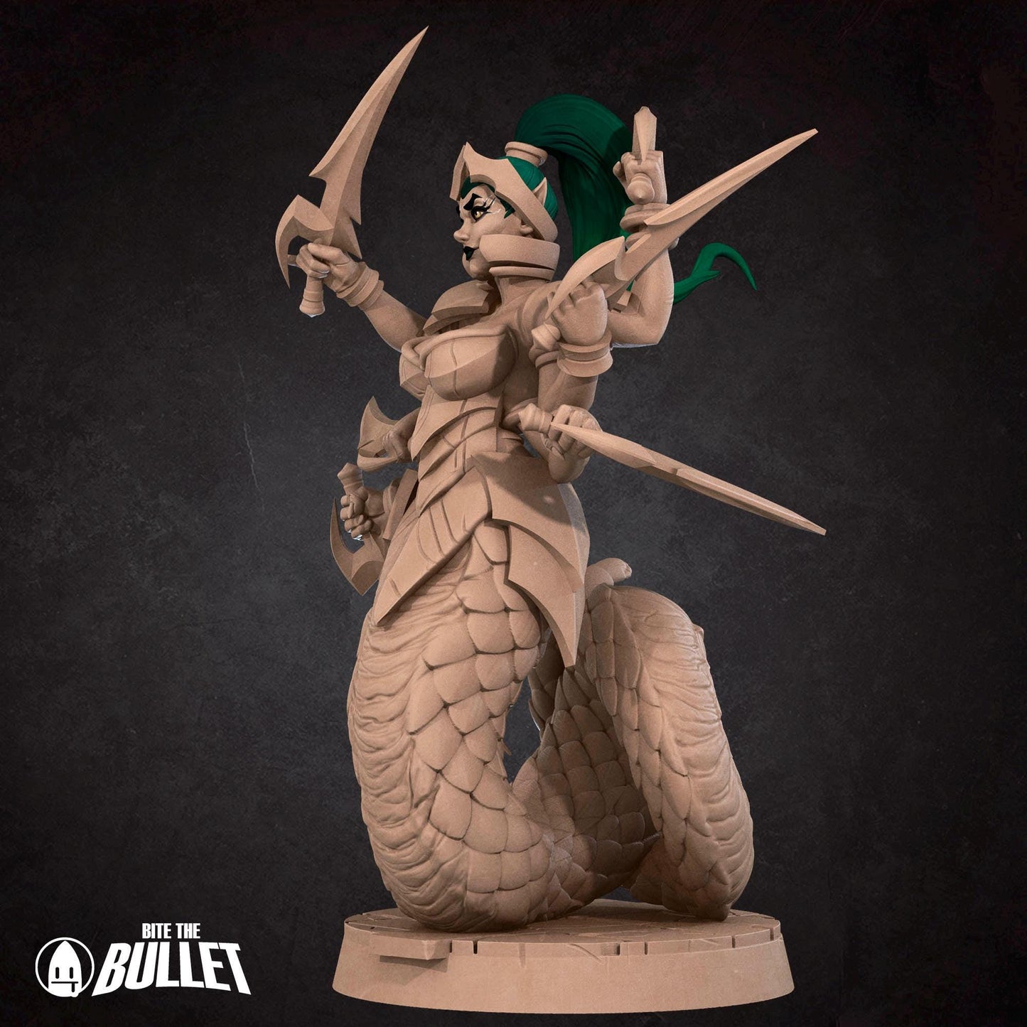 Meredith, the Dancing Marilith | Bite the Bullet Miniatures