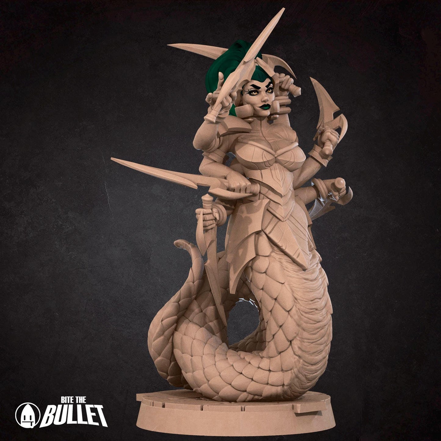 Meredith, the Dancing Marilith | Bite the Bullet Miniatures