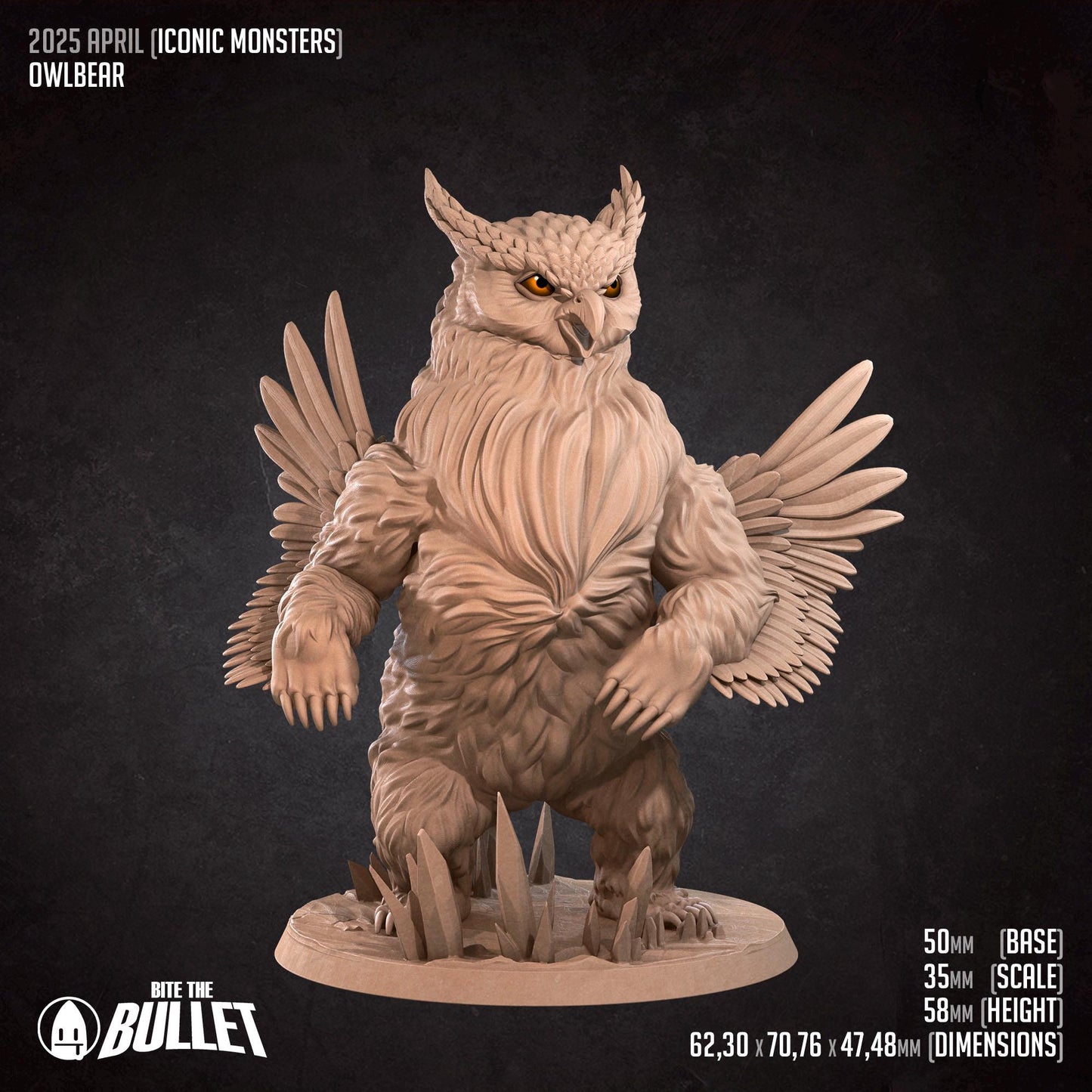 Owlbear Beast | Bite the Bullet Miniatures