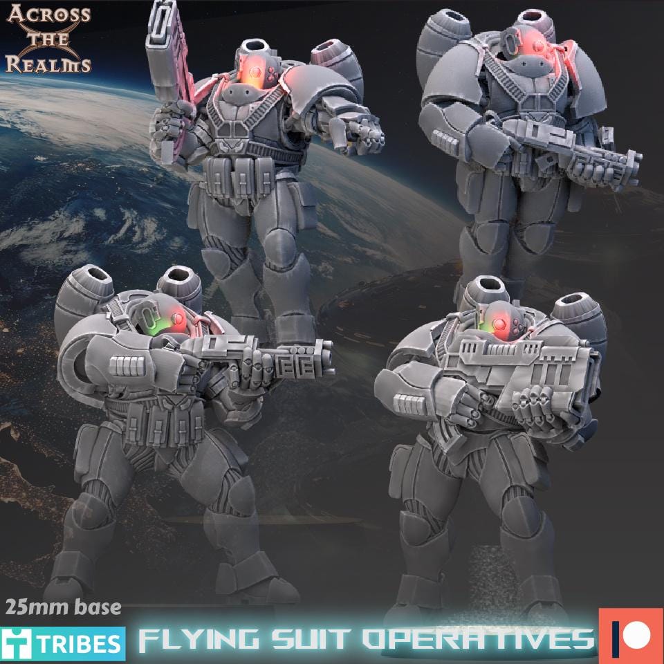 Flying Suit Operatives | Across the Realms