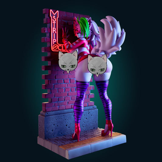Rockstar Wolf Model Kit | 3D Resin Printed Figurine | Officer Rhu