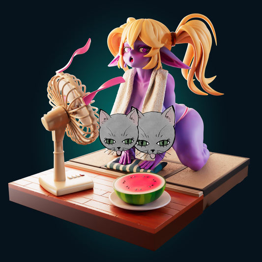 Spirit Girl Model Kit | 3D Resin Printed Figurine | Officer Rhu