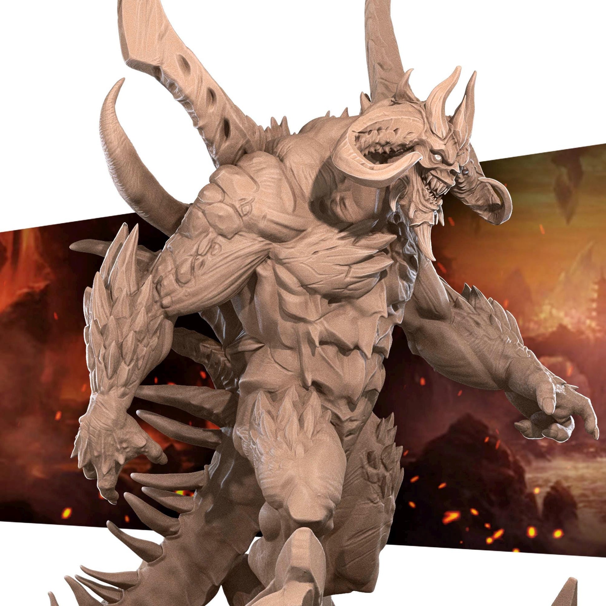 Lord of Terror Demon Miniature | Bite the Bullet