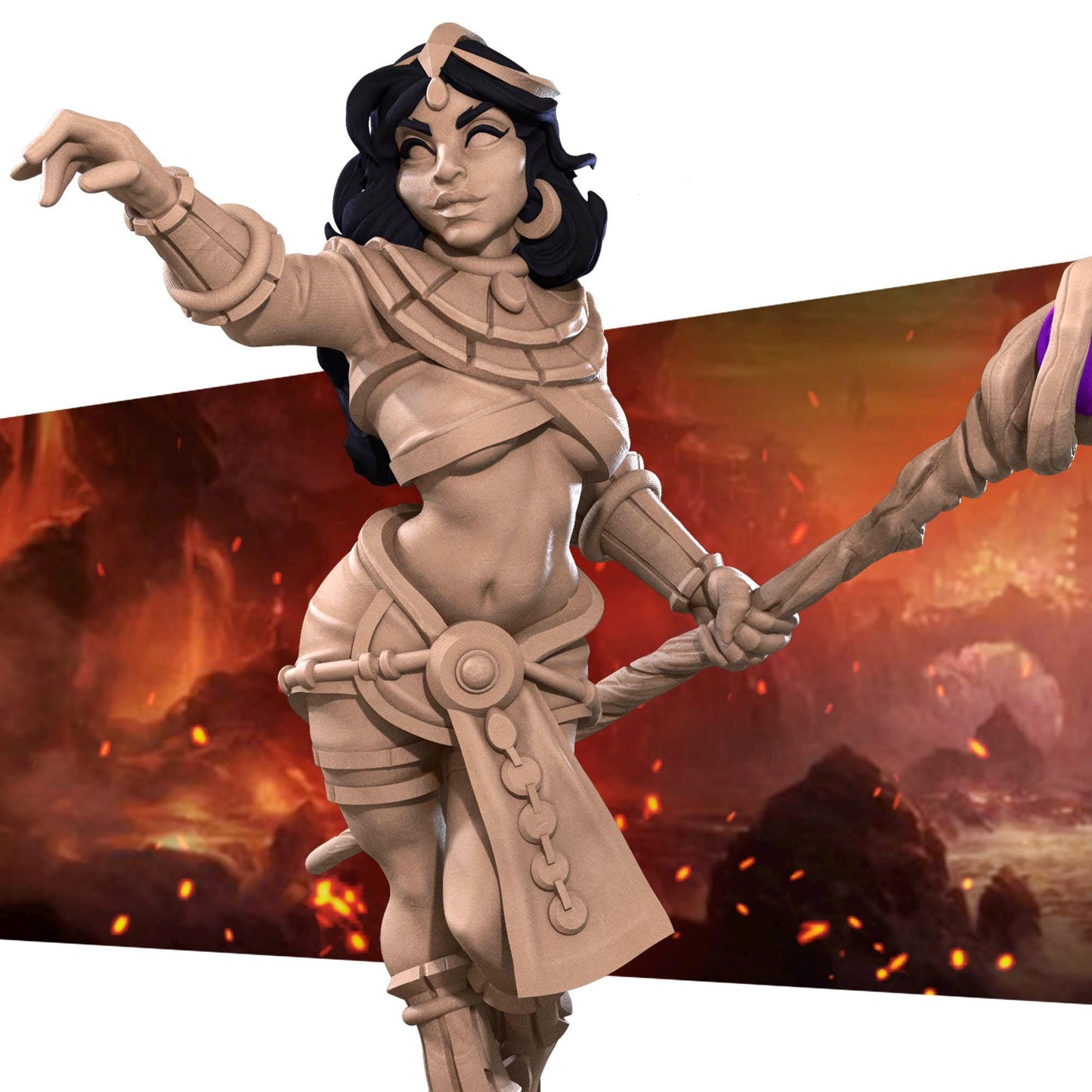 Hero Sorceress Miniature | Bite the Bullet