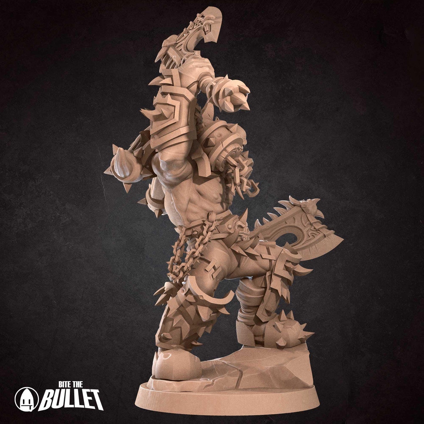 Orc Warrior Miniature | Bite the Bullet