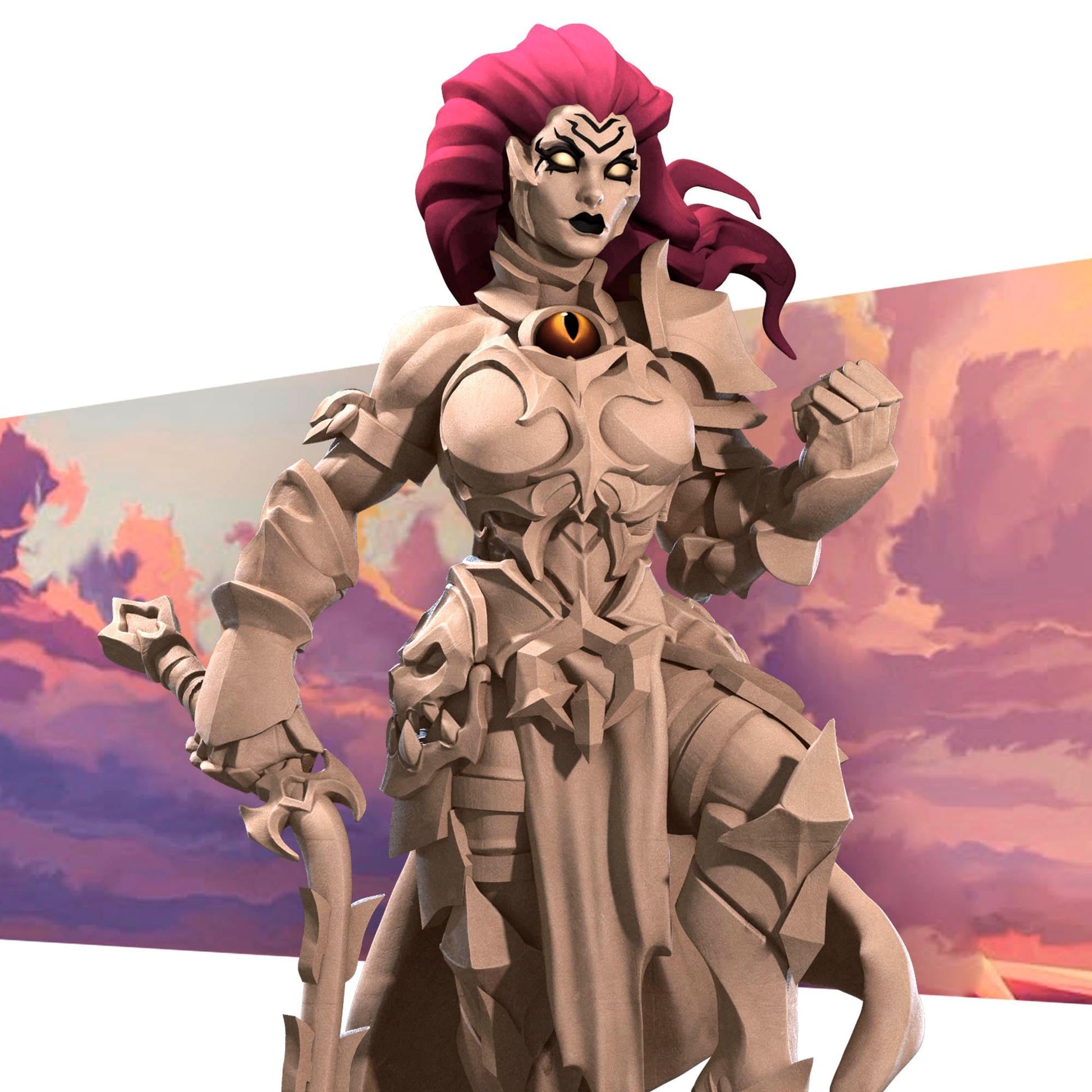 Black Demon Rider Miniature | Bite the Bullet