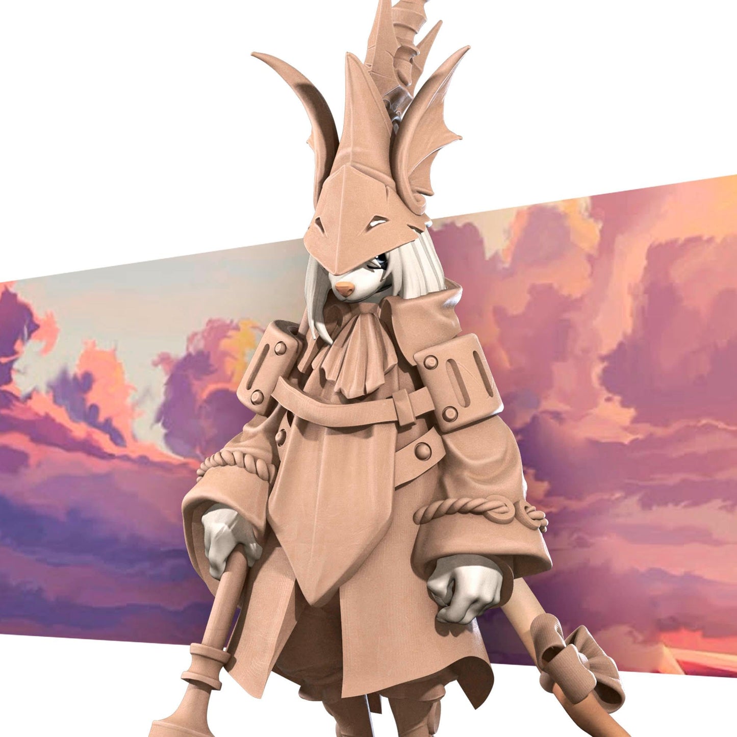 Rat Knight Miniature | Bite the Bullet