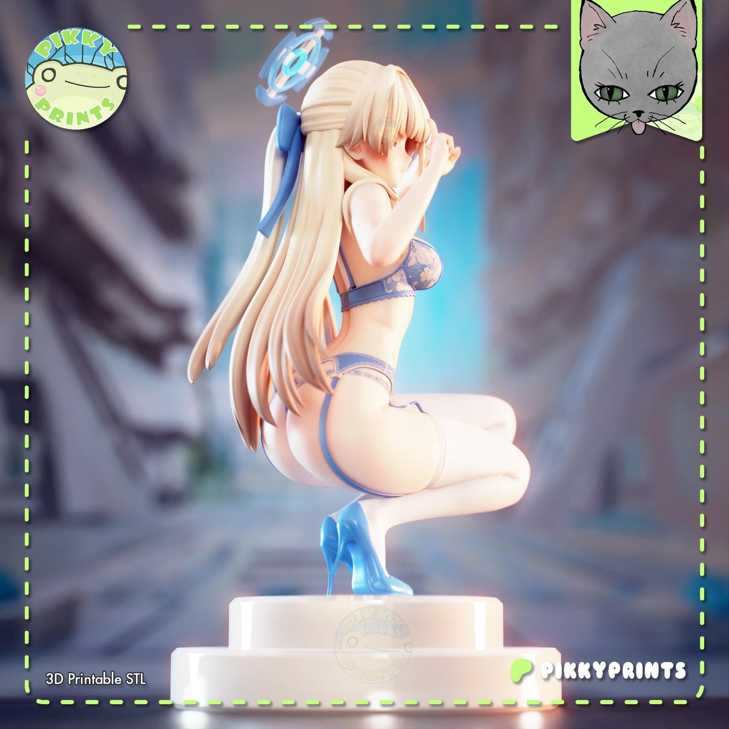 Warrior Girl Model Kit | Pikky Prints