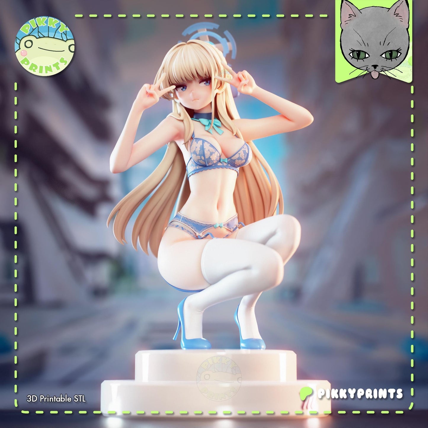 Warrior Girl Model Kit | Pikky Prints