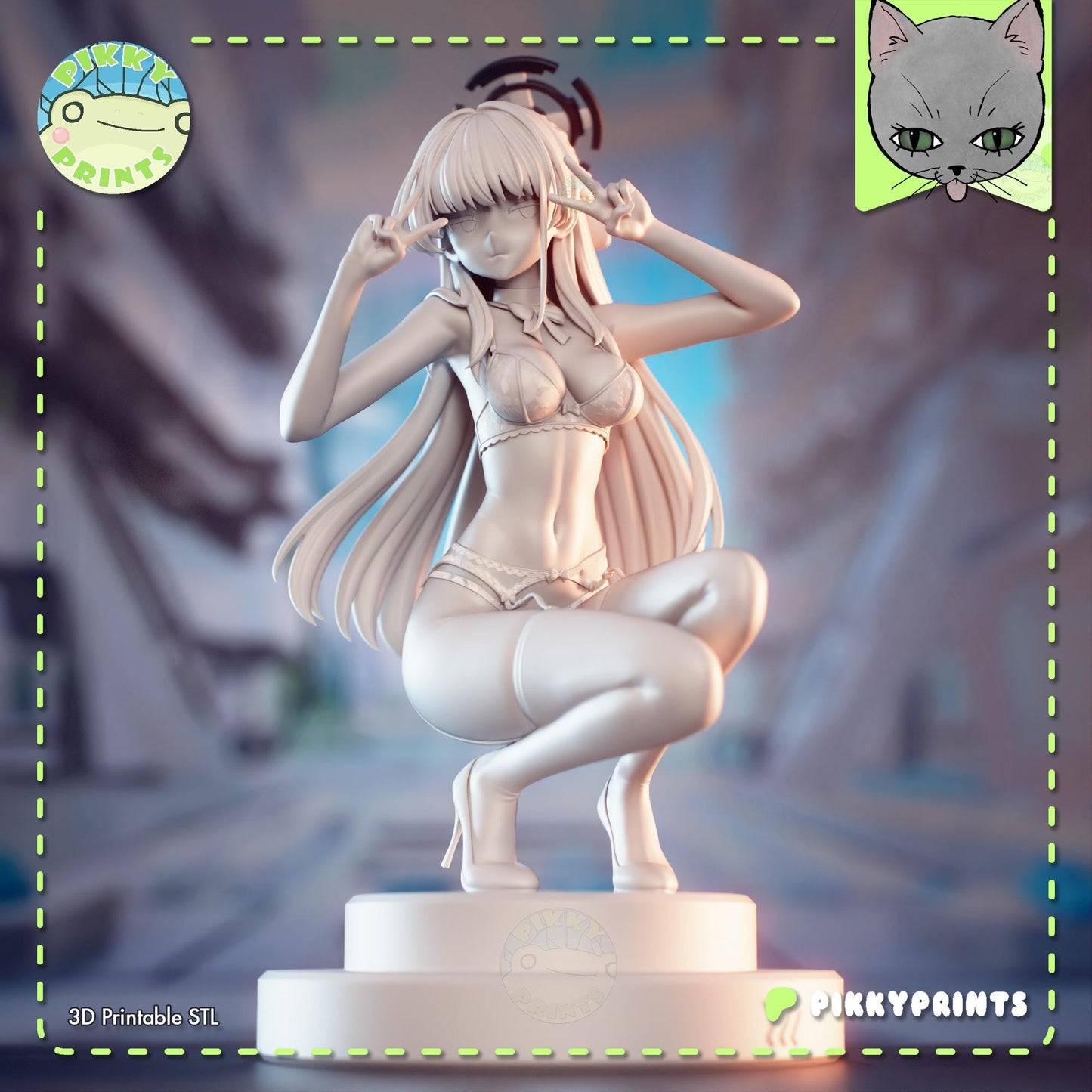 Warrior Girl Model Kit | Pikky Prints