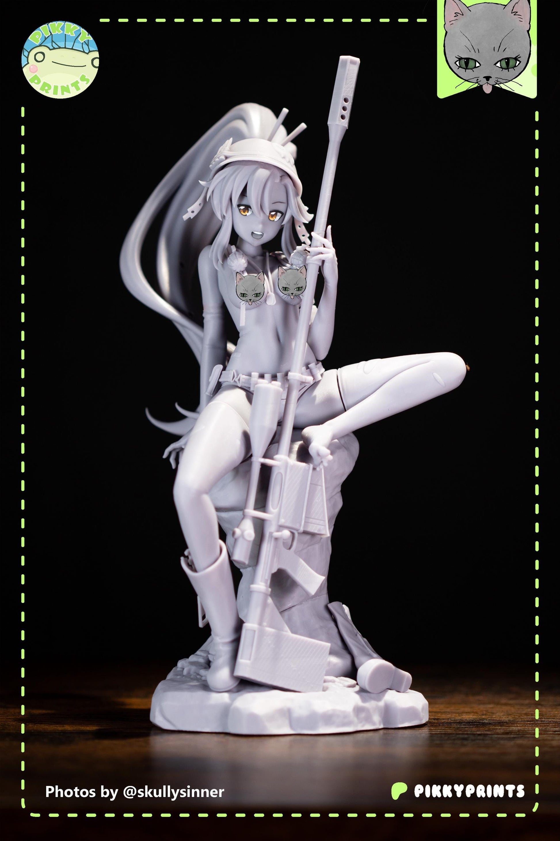 Soldier Girl Model Kit | Pikky Prints