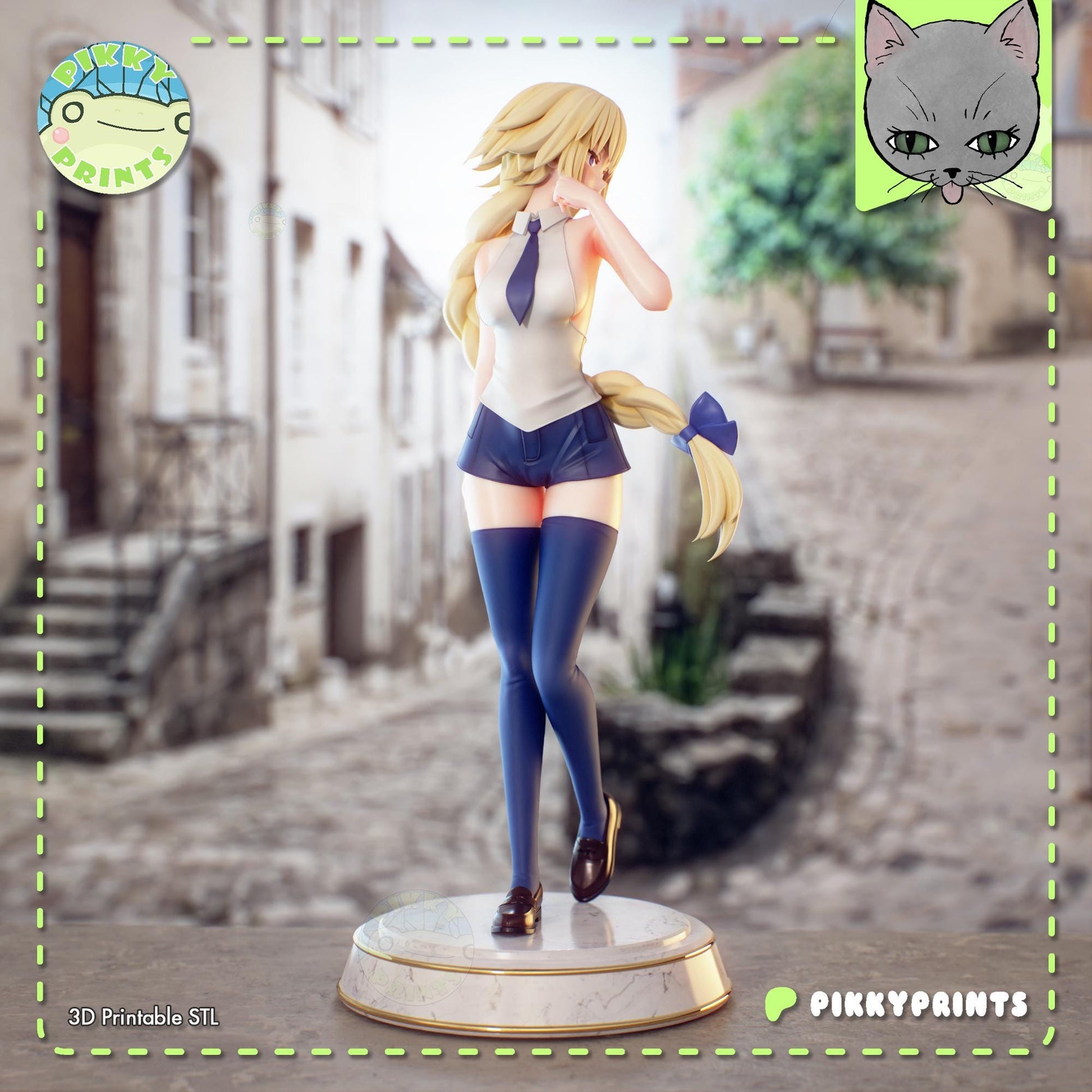 Warrior Girl Model Kit | Pikky Prints