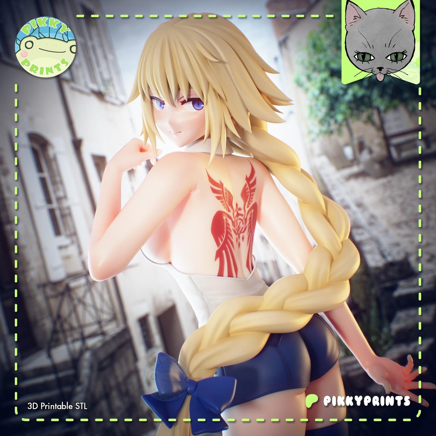 Warrior Girl Model Kit | Pikky Prints
