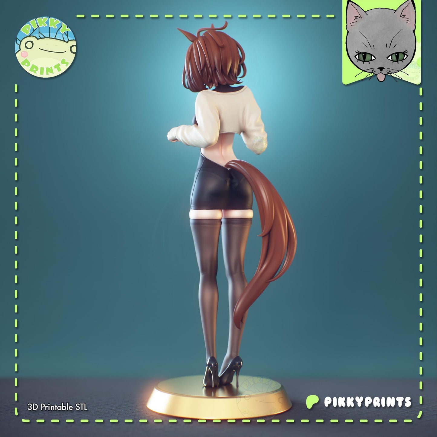 Horse Girl Model Kit | Pikky Prints