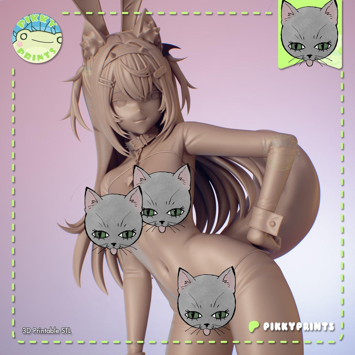 Bunny Girl Model Kit | Pikky Prints