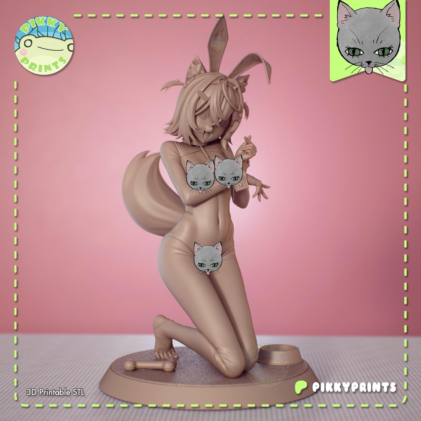 Bunny Girl Model Kit | Pikky Prints