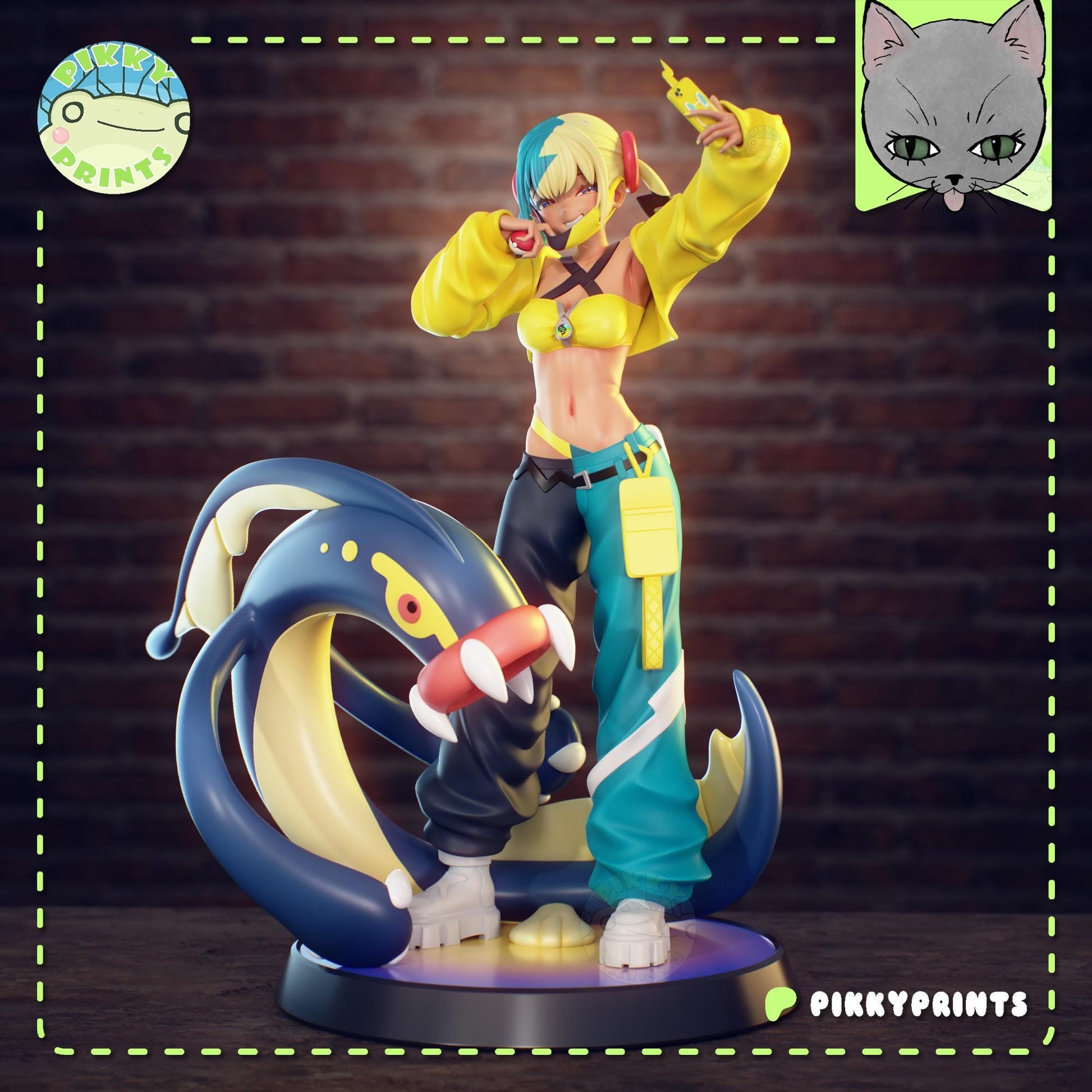 Electric Monster Girl Model Kit | Pikky Prints