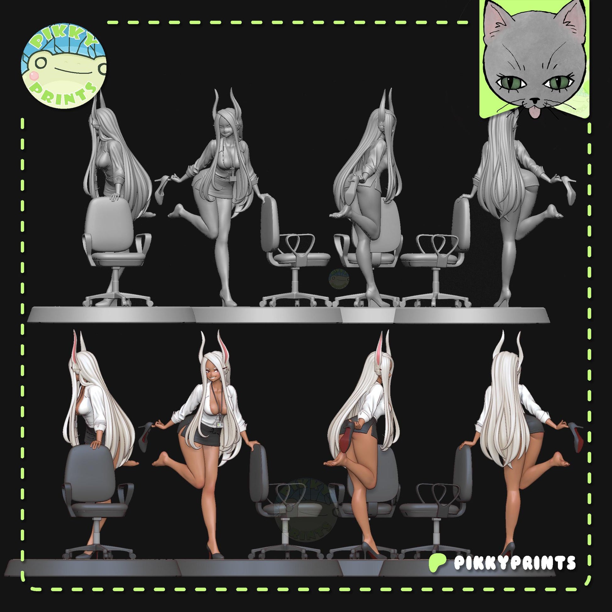 Bunny Girl Model Kit | Pikky Prints
